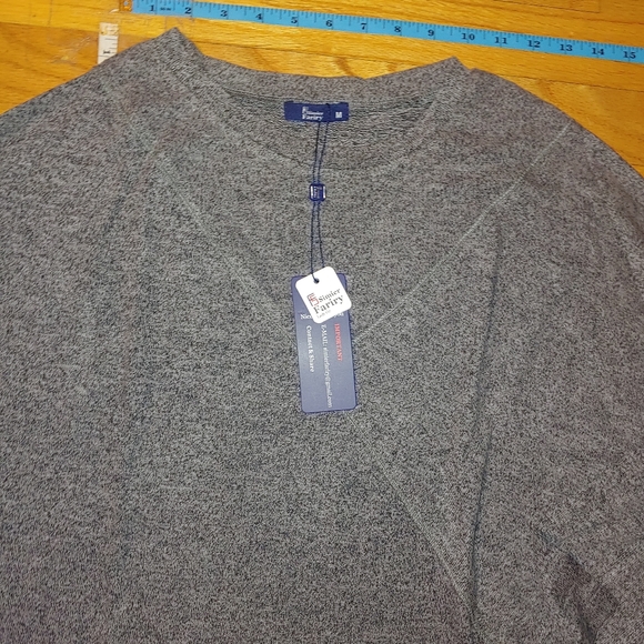 Gray Dolman Sleeve Oversized Asymmetrical Rayon Tunic Sweater Women's MEDIUM - Picture 4 of 9